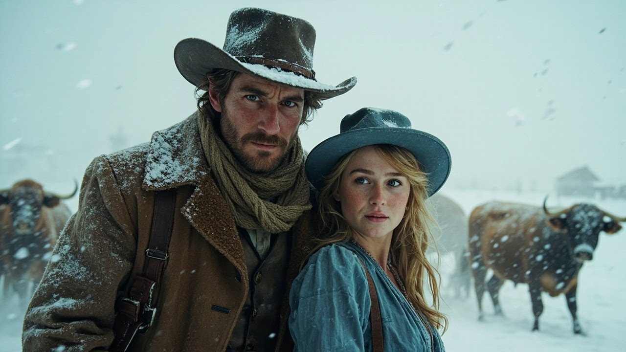 Brave Cowboy Rescues Entire Herd During Historic Blizzard of 1887