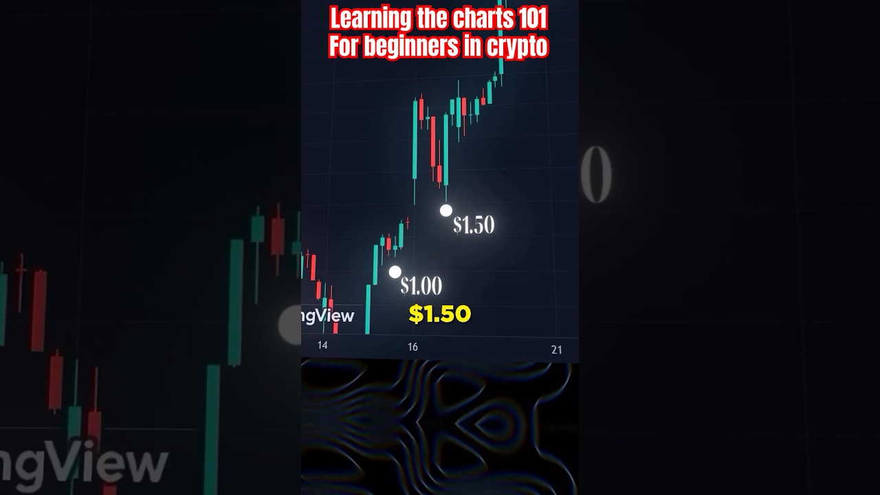 Crypto 101 beginners how to read price charts correctly #crypto #altcoins #bitcoin #solana #memecoin