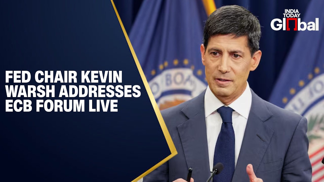 LIVE: US Fed Chair Kevin Warsh Delivers Speech at ECB Forum in Sintra, Portugal