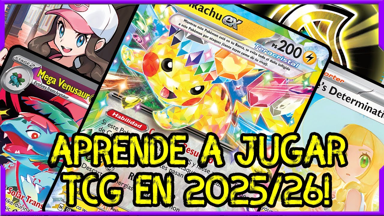 💥 LA MEJOR GUIA PARA APRENDER A JUGAR POKEMON TCG EN 2025/26!!!! 💥 GUÍA COMPLETA DE JUEGO! 💥