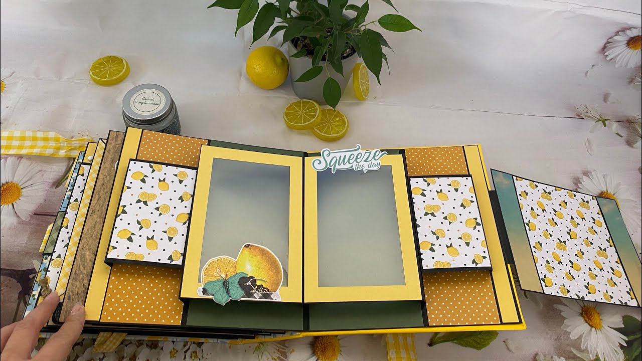 🍋🍋🍋Tutoriel #21 Scrapbooking pop-up