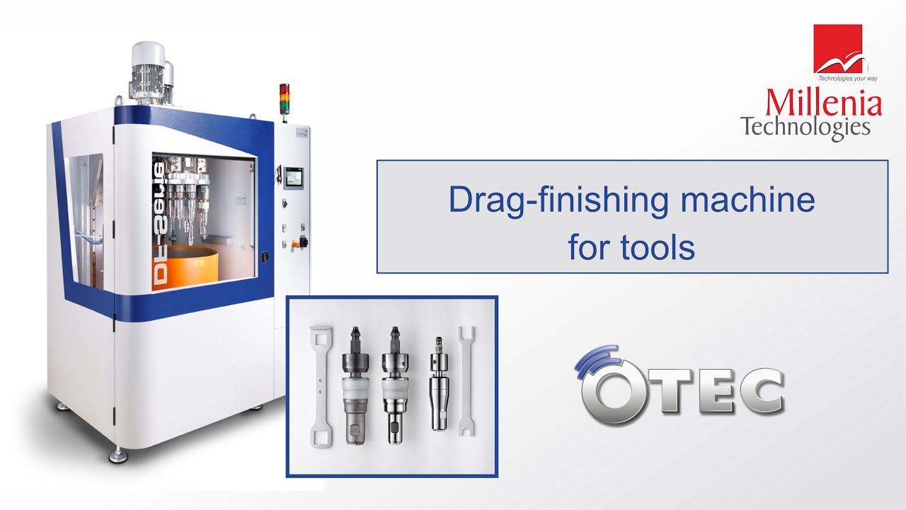 Drag-Finishing Machine for Tools Rounding, Smoothing and Polishing