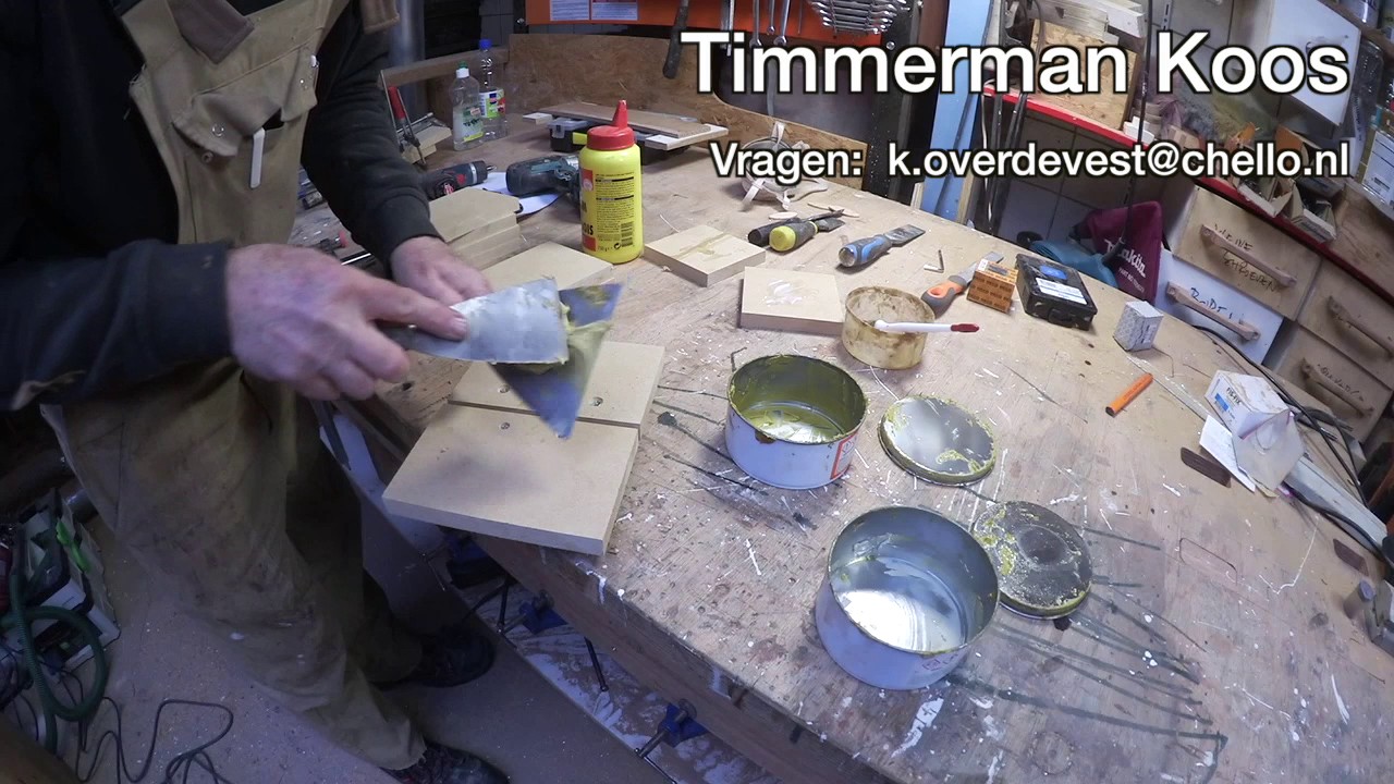 Timmertip 684 Naden in MDF  Hoe te verlijmen