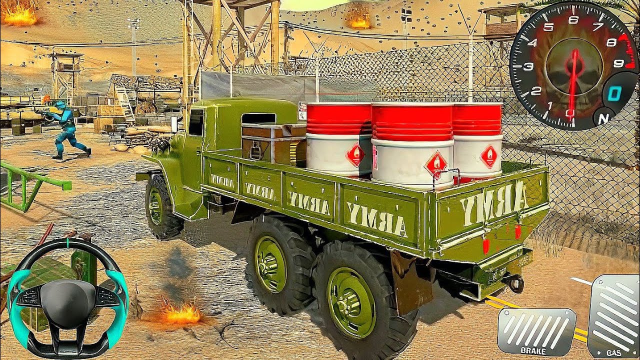 Army vehicle Transport Game 3D best content hand Android gameplay