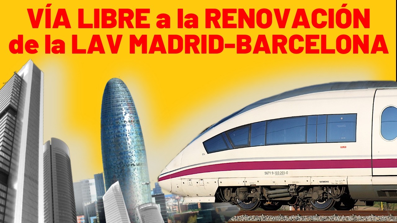 ✅ ARRANCA la MODERNIZACIÓN de la LAV MADRID - BARCELONA para llegar a los 350 Km/h ✅ Aerotraviesas