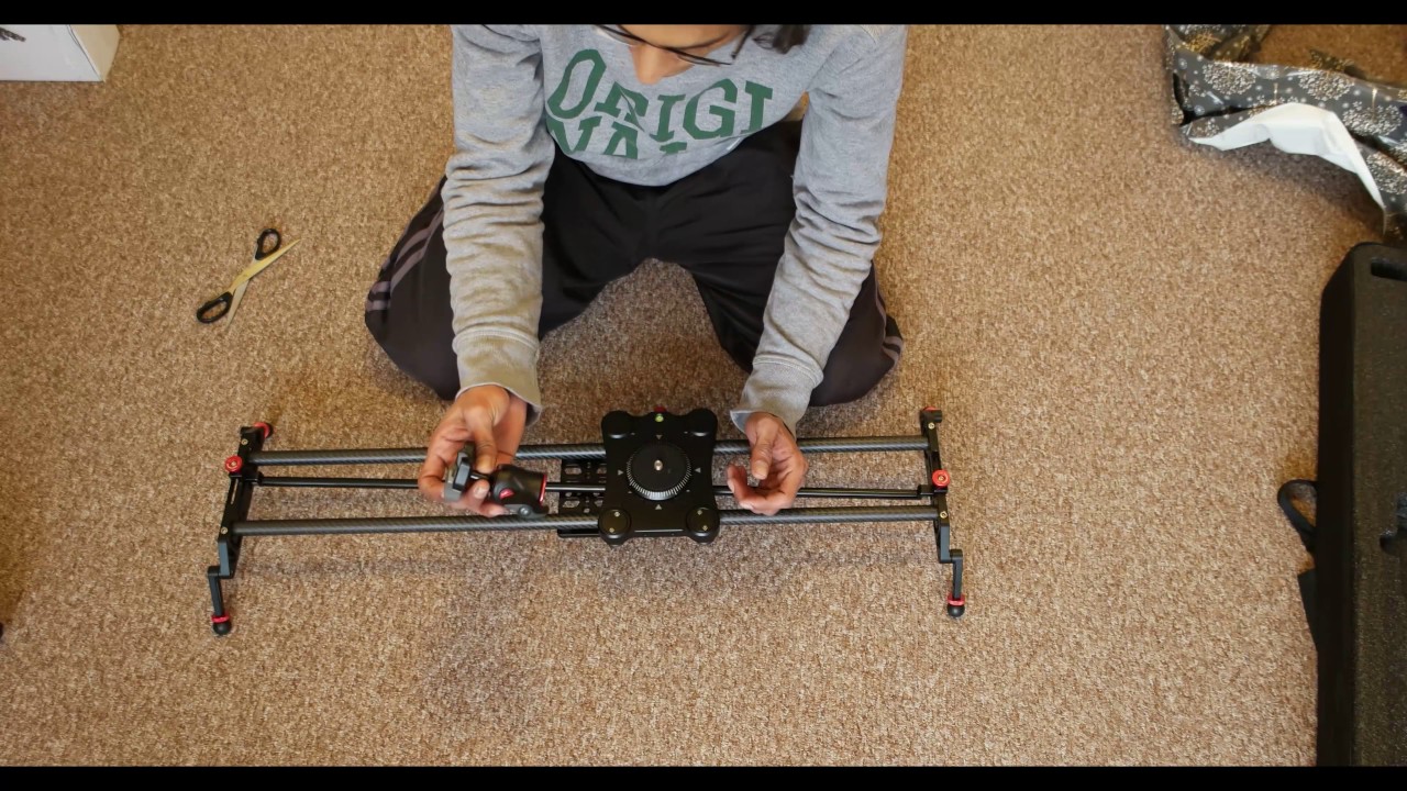✅ Andoer GP-80Q 80cm Carbon Fiber Track Slider Unboxing