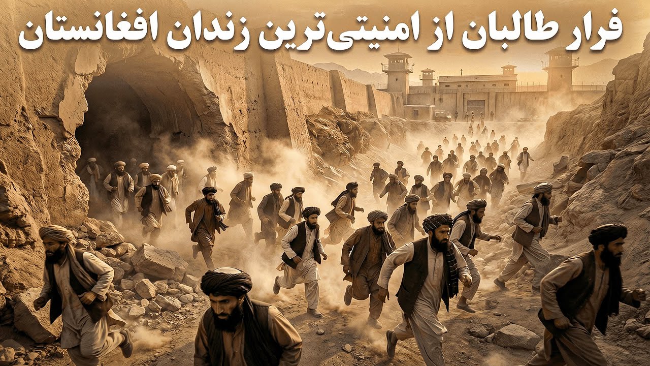یا خدا فرار غیر ممکن طالبان از زندان که در فیلم های هالیوود هم ندیده اید