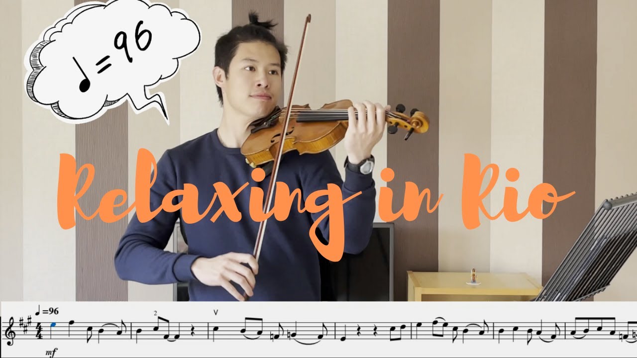 Relaxing in Rio (ABRSM Violin Grade 3 C3 2020-2023) + Tips- PlayAlong Series