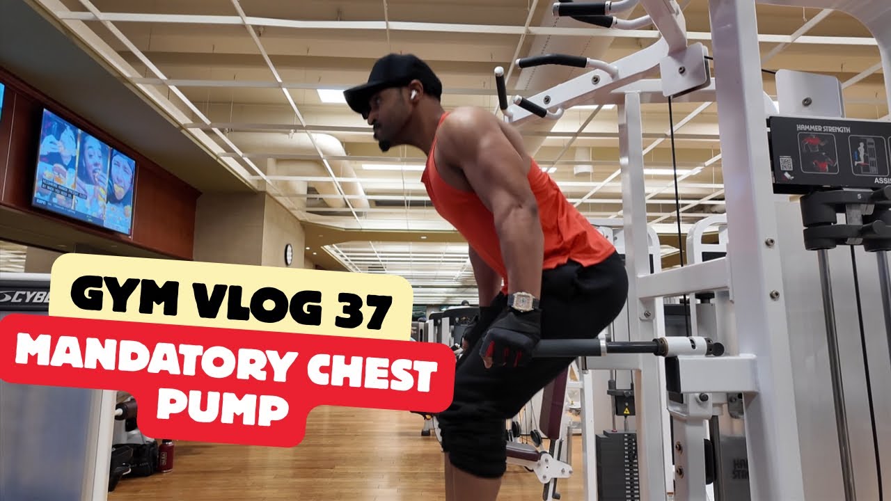 GYM VLOG 37 - POV drive & Mandatory Chest Pump! 