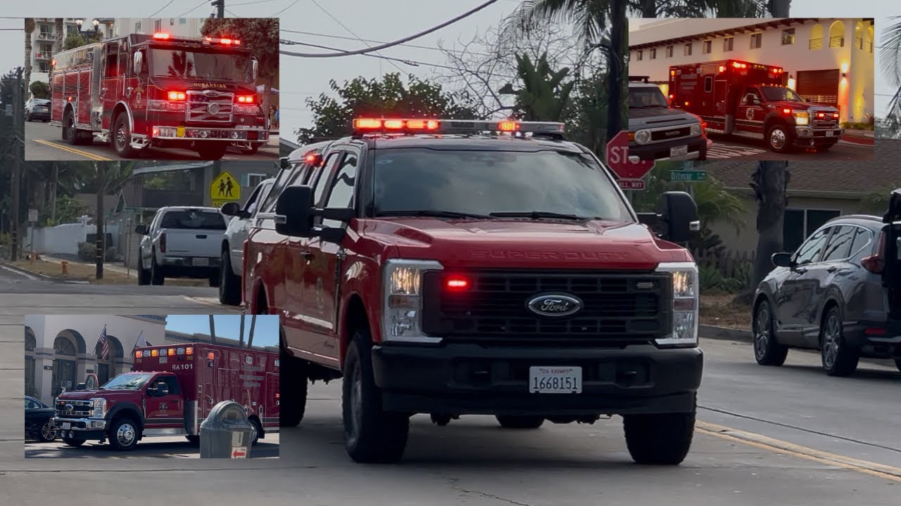 Engine 211, Rescue Ambulances 211 and 101, and Battalion Chief 217 Responding (OFD) (CFD)