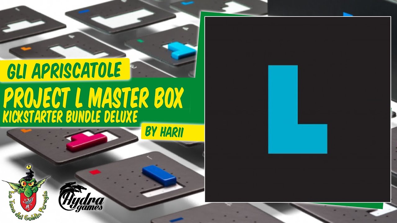 Project L Master Box kickstarter bundle deluxe unboxing [Gli Apriscatole]