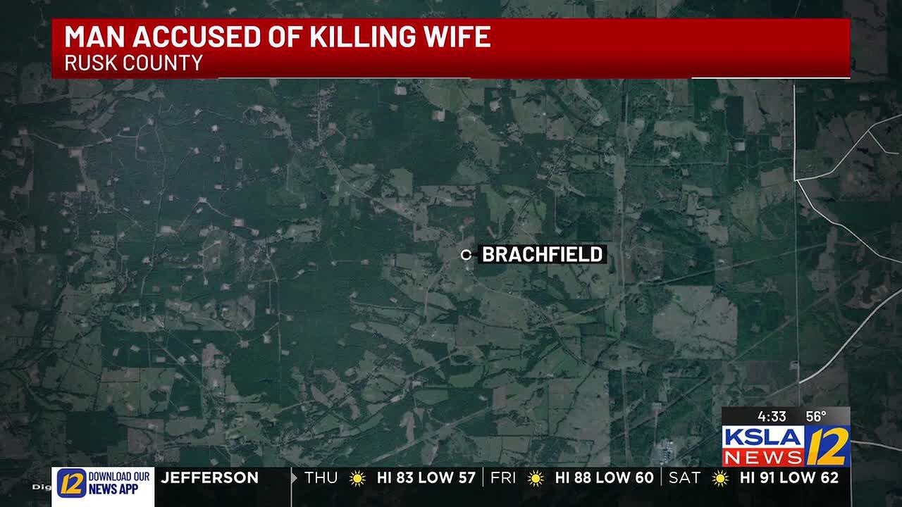 Rusk County man accused of killing wife
