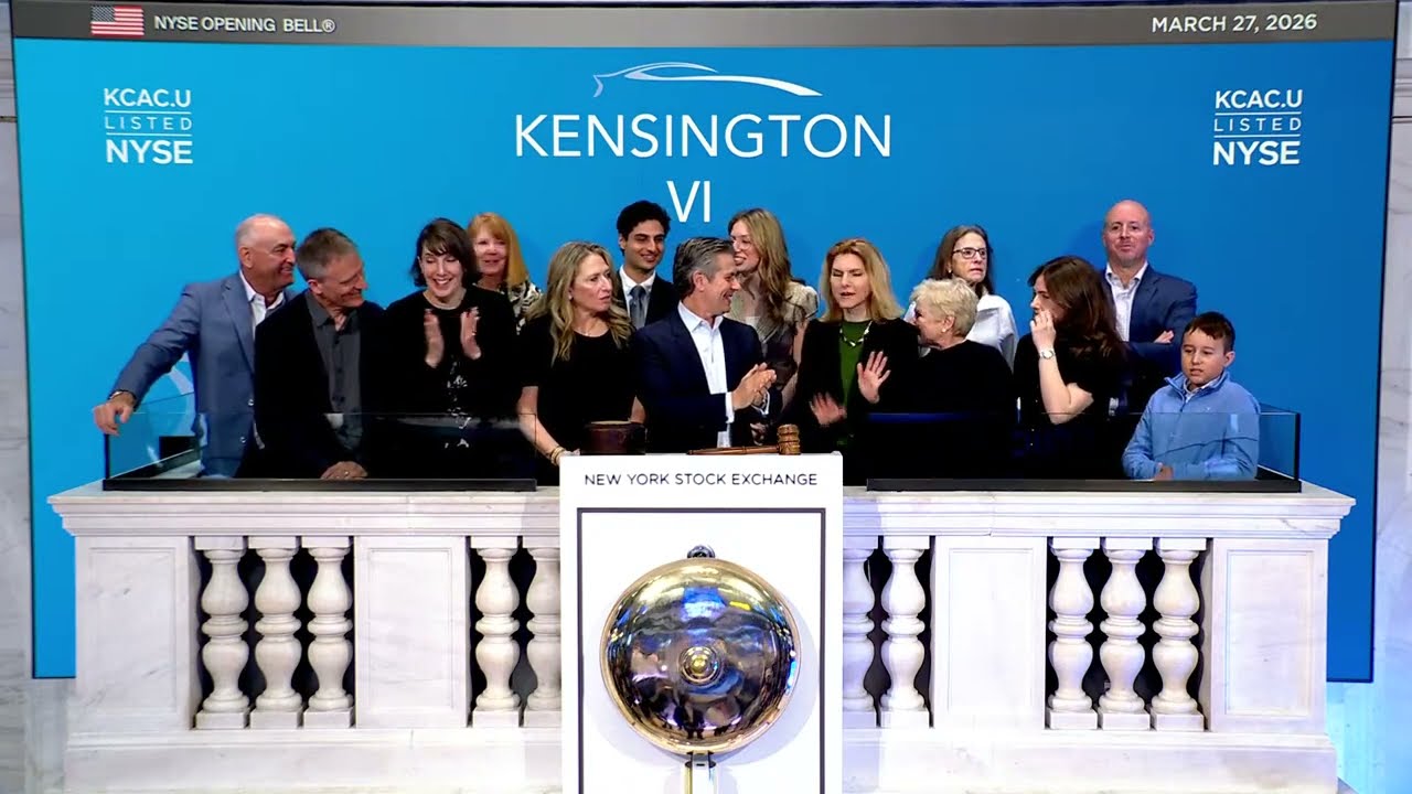 Kensington Capital Acquisition Corp. VI (NYSE: KCAC.U) Rings The Opening Bell&reg;