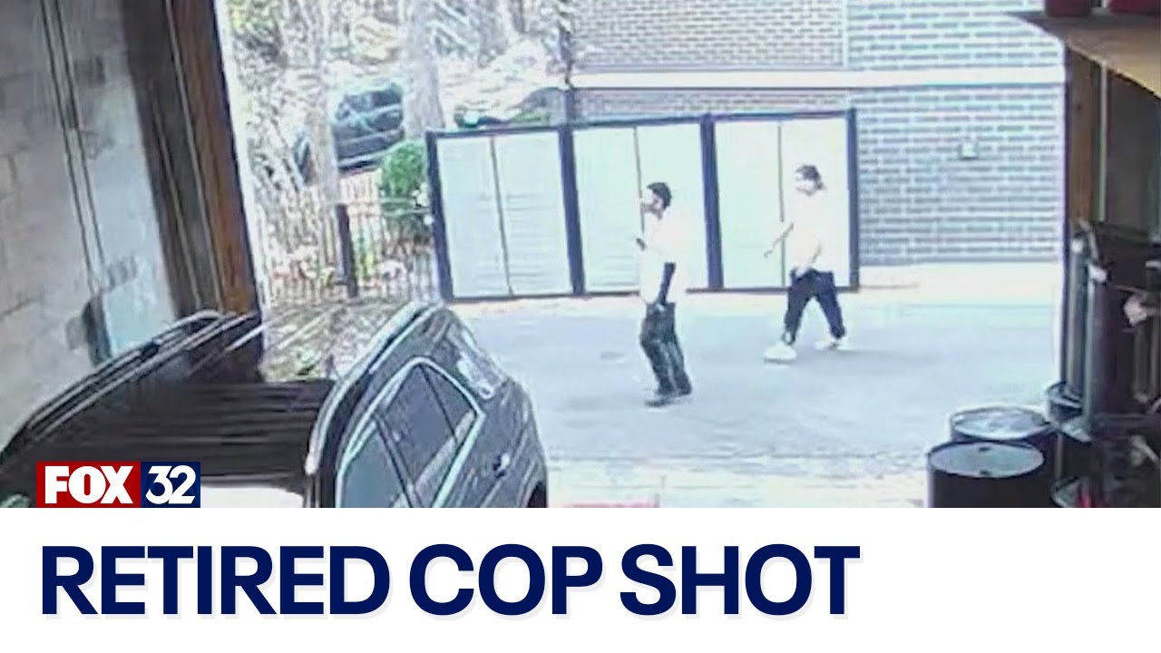 Video captures moment retired police sergeant shot in Chicago