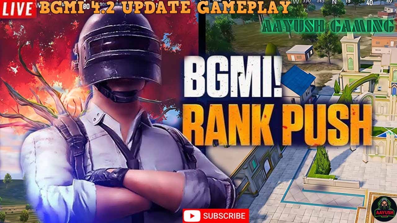 [HINDI] BGMI 4.2 UPDATE  RANKPUSH TO BOT GAMEPLAY !!! FULL BAKAGIKI GAMEPLAY !!!