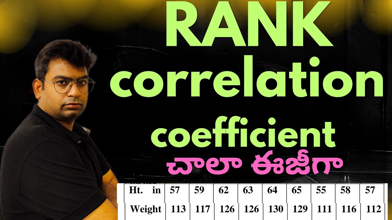 rank correlation Co-efficient|#rank_correlation_coefficient