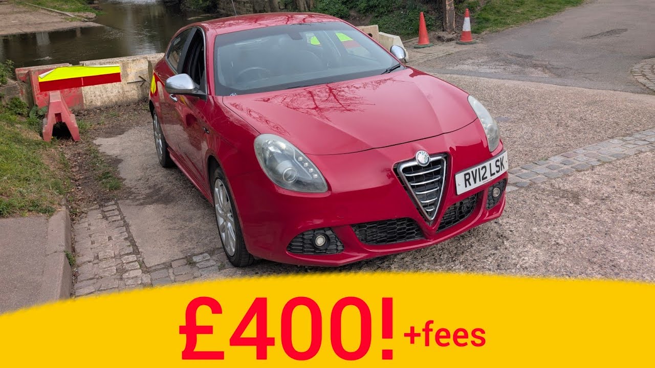 I BOUGHT AN ALFA GIULIETTA FOR £400 + FEES FROM BCA CAR AUCTION!