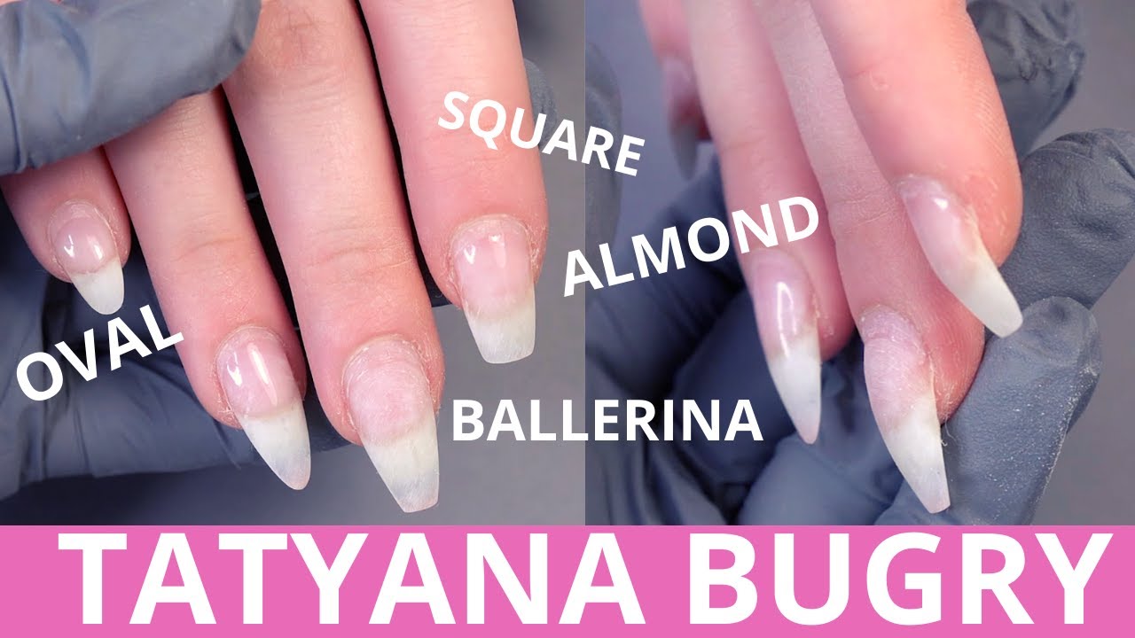 How To Shape Natural Nails For Beginners | 5 Most Popular Nail Shapes On Natural Nails