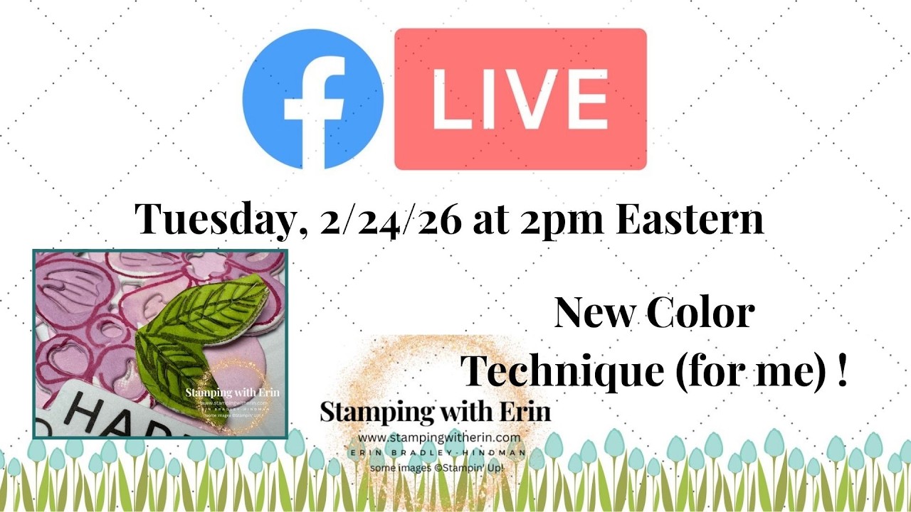 Coloring with Refill Ink Technique | Facebook Live 2/24/26