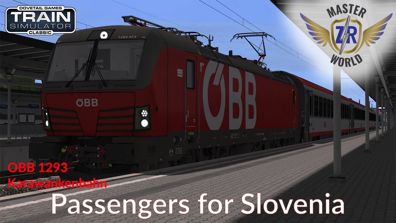 Passengers for Slovenia - Karawankenbahn - OBB 1293 - Train Simulator Classic