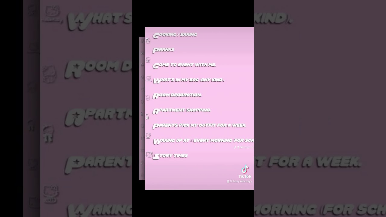 YouTube video ideass 
