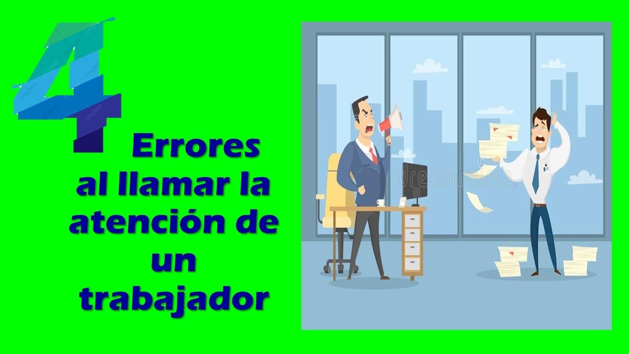 ERRORES AL LLAMAR LA ATENCION