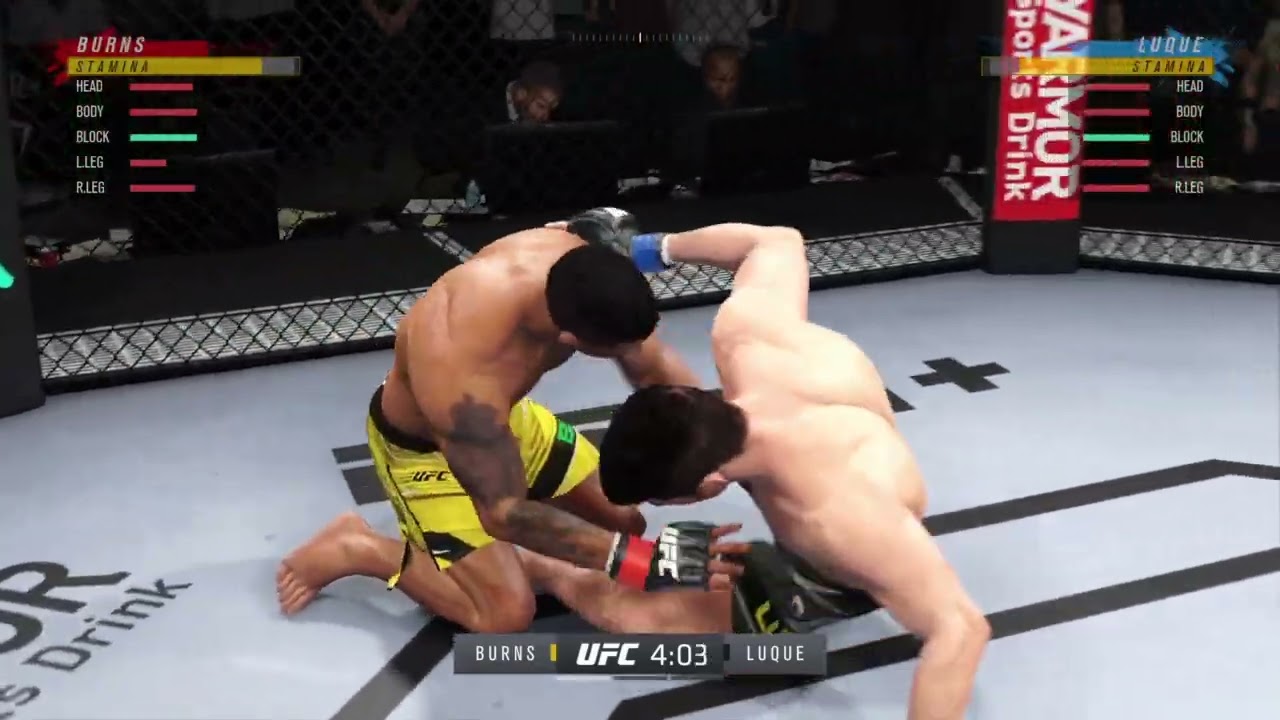 UFC 4 fight bruns vs lucque 