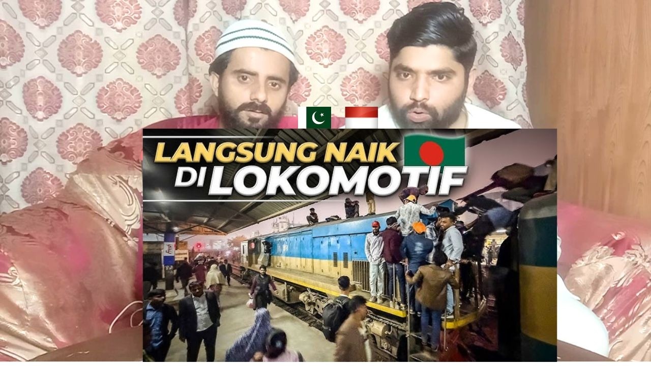 SHOCK CULTURE PERTAMA KALI SAMPAI BANGLADESH ‼️ Naik di Lokomotif Kereta | Pakistani Reaksi  D-R-RUE