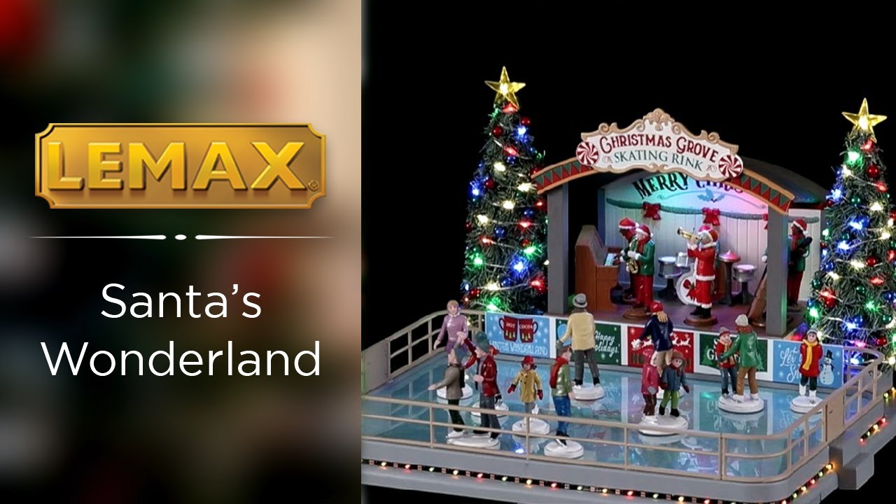 Lemax 14870 Christmas Grove Skating Pond