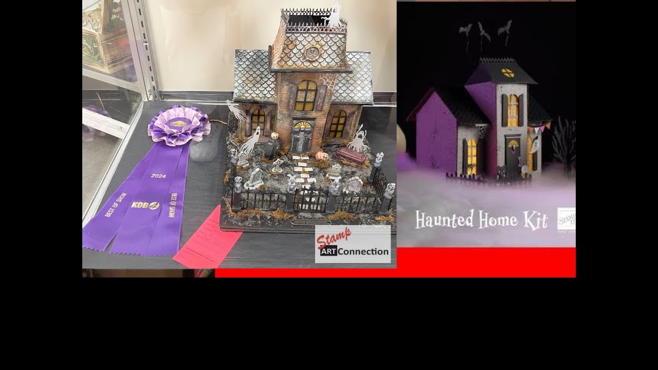 BEST OF SHOW!  Turn Stampin' Up!'s Haunted Home Kit Into A Creepy Haunted Manor!
