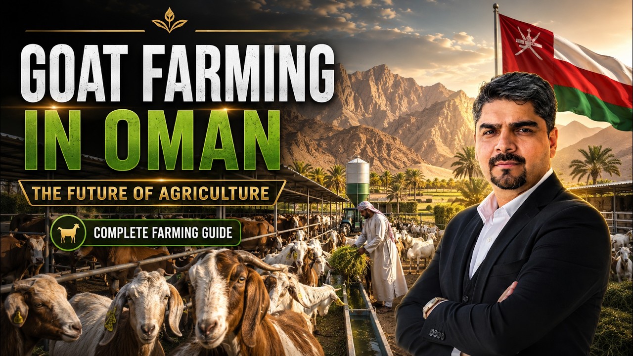 Agricultural Evolution In Oman | How to do cattle and goat farming in Oman #oman #agriculturelife