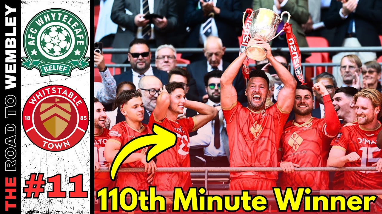 WHITSTABLE TOWN ARE FA VASE CHAMPIONS!! 🏆 (AFC Whyteleafe vs Whitstable Town Vlog)
