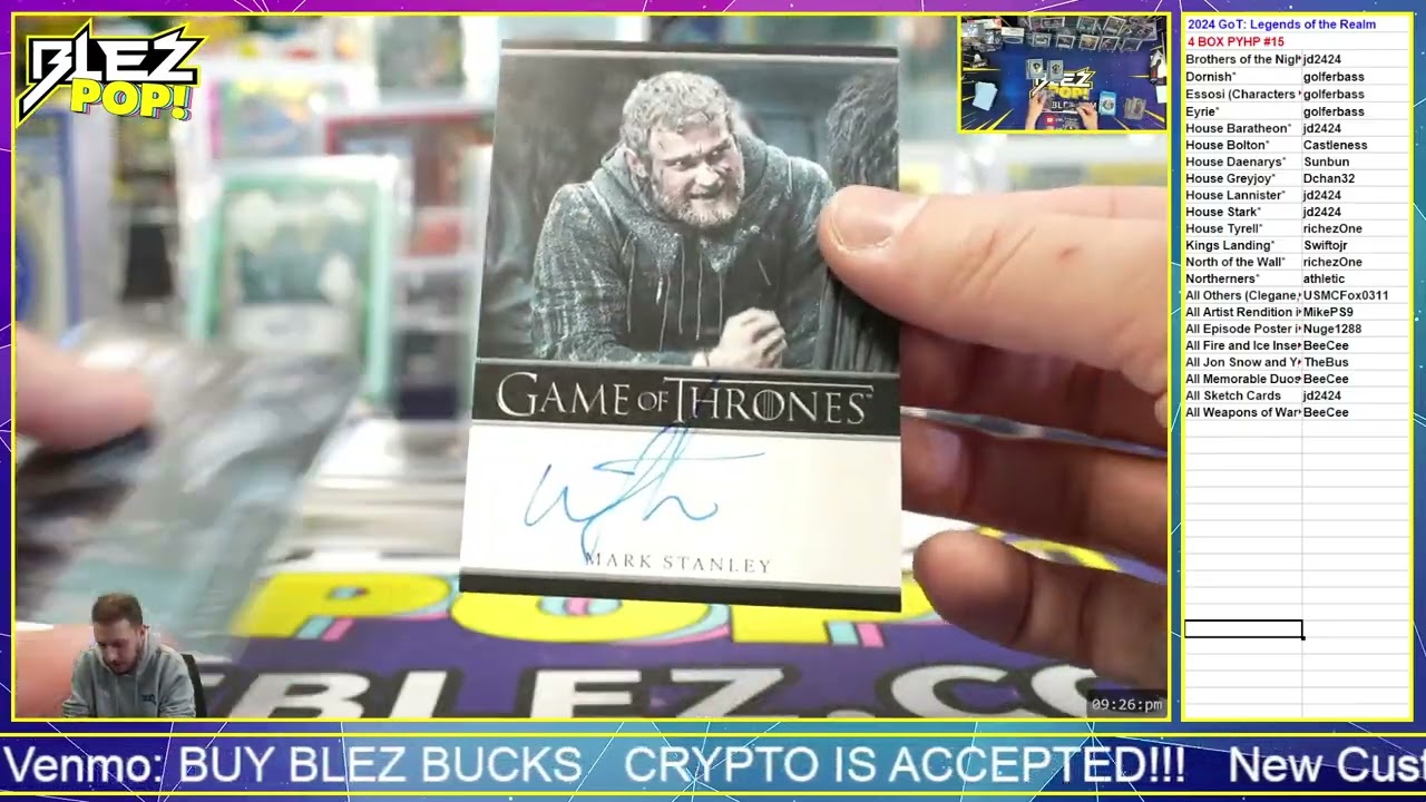 2024 GoT Legends of the Realm 4 BOX BREAK Pick Your House Parallel #15