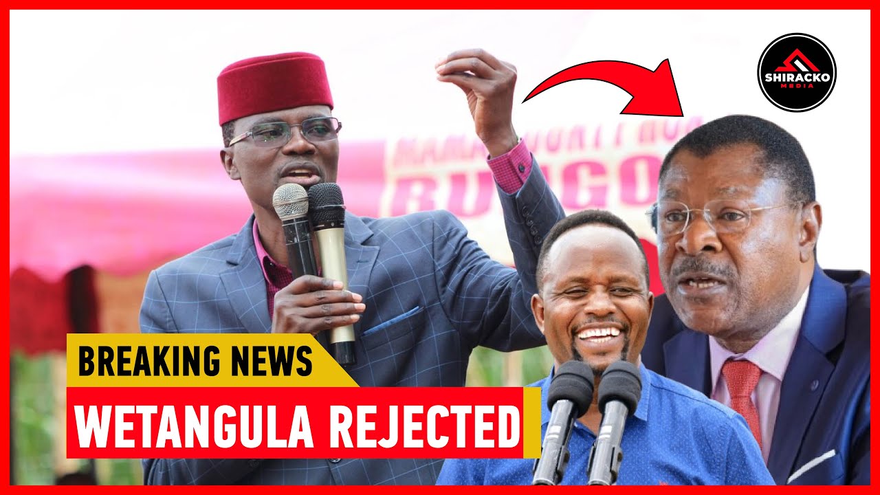 BREAKING! DIDMUS BARASA DESTROYS SPEAKER WETANGULA IN BUNGOMA! WAZEE WAENDE NYUMBANI
