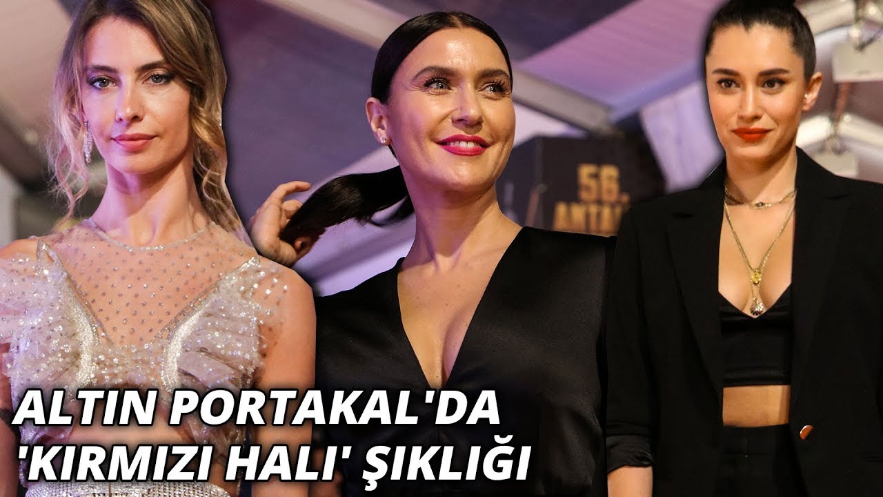 Altın Portakal'da 'Kırmızı Halı' şıklığı