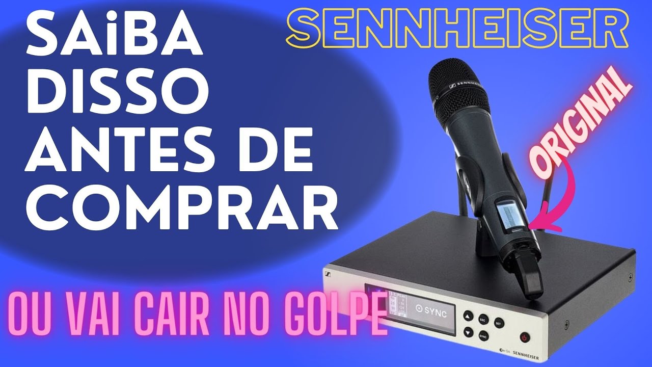 MICROFONE SENNHEISER eW100 G4 945  A1 ORIGINAL  SAIBA COMO COMPRAR ORIGINAL#microfones #mesadesom