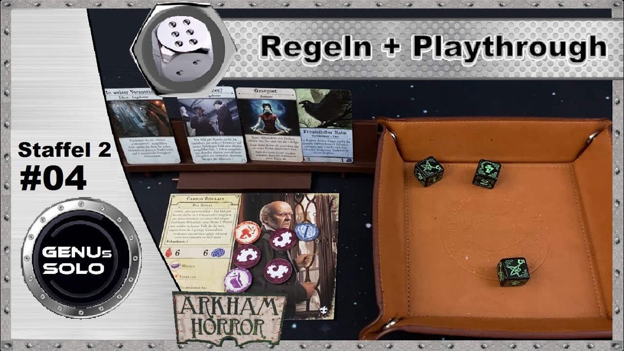 Arkham Horror 3. Edition - Träume von R'lyeh - S02E04 - Playthrough - Regeln - deutsch