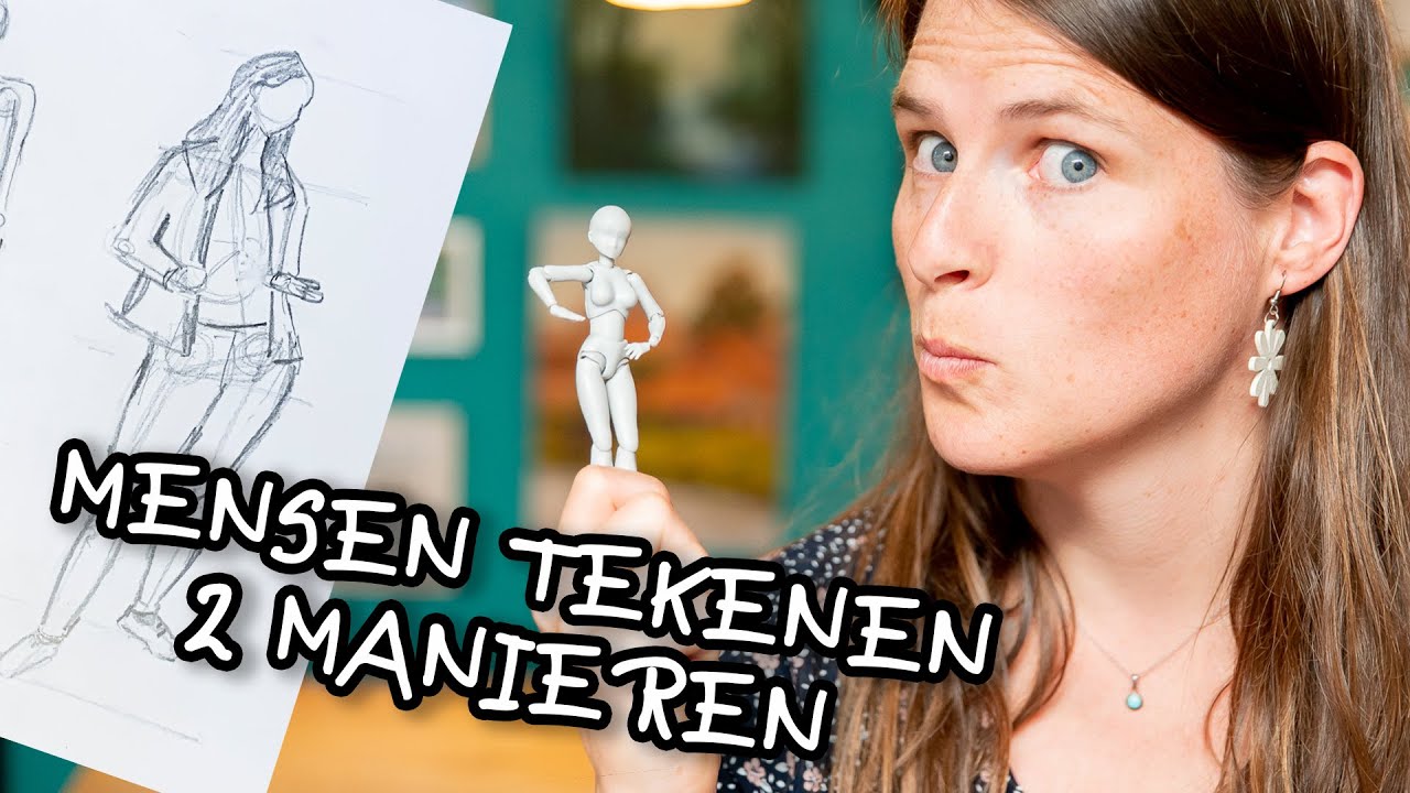 🎨 Mensen tekenen | 2 manieren | anatomie | Robin Rozendal