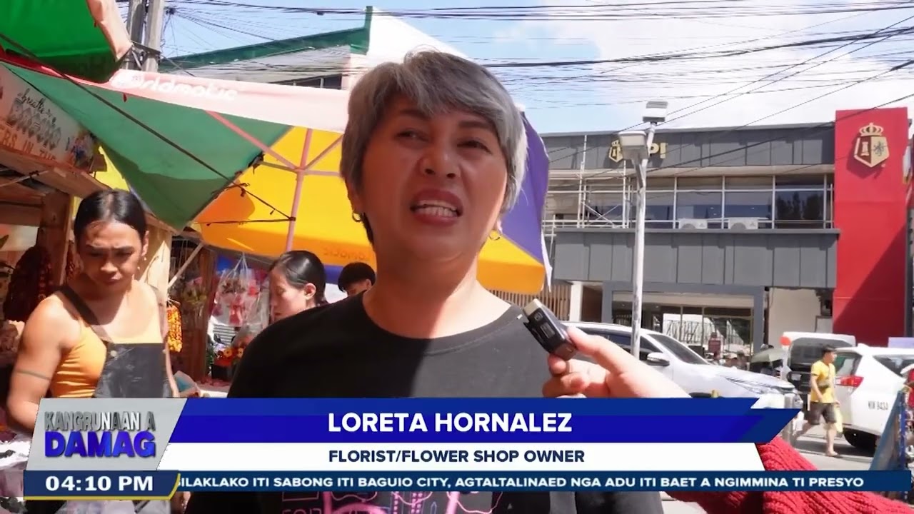 Kliyente dagiti agilaklako iti sabong iti Baguio City, agtaltalinaed nga adu iti baet a ngimmina
