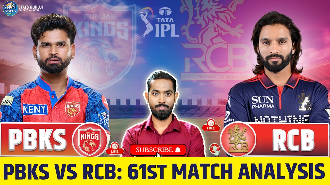 PBKS vs RCB Preview, PBKS vs RCB Playing 11, PBKS vs RCB Stats, Prediction & Pitch Report Match 61