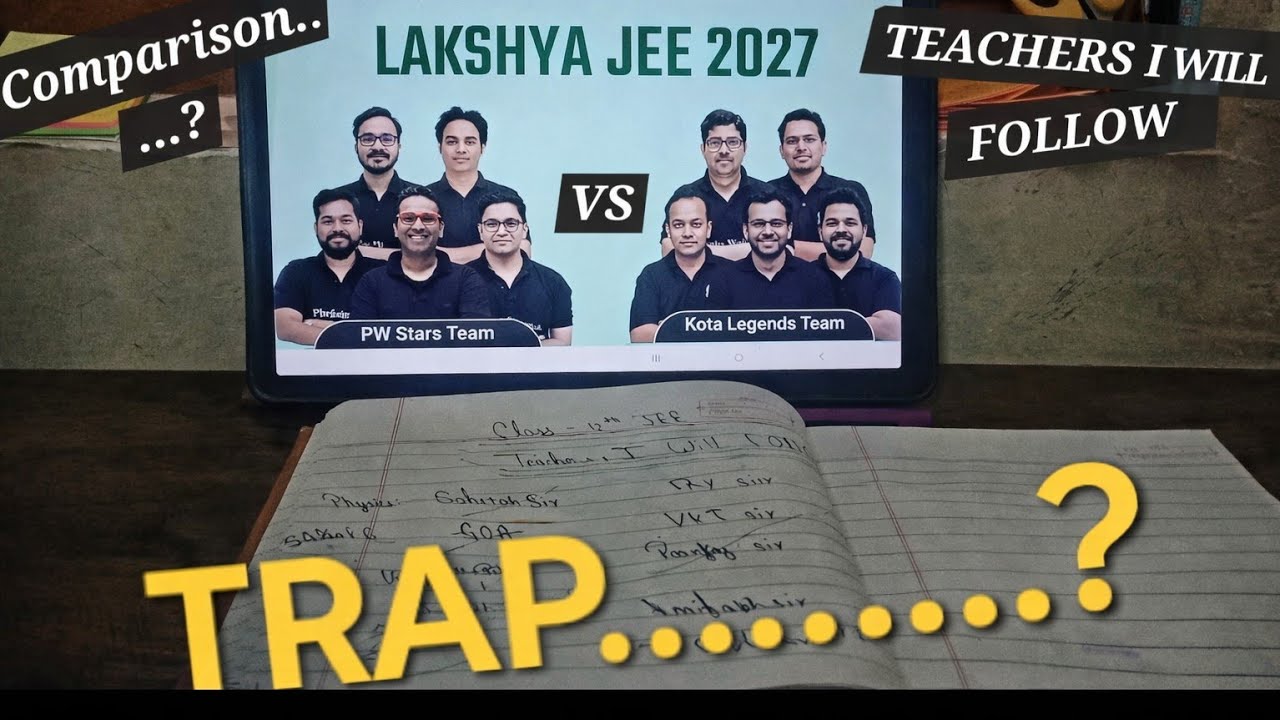 I Finally Chose My JEE Teachers 😳 (PW Lakshya 2027 Truth)