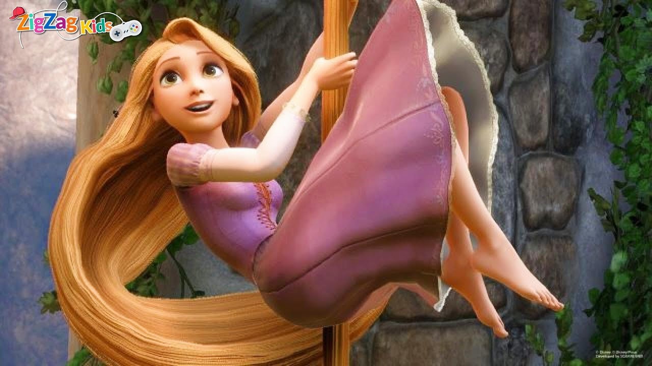 Tangled Rapunzel | Full Cutscenes Movie Game | Kingdom Hearts III | ZigZag Kids HD