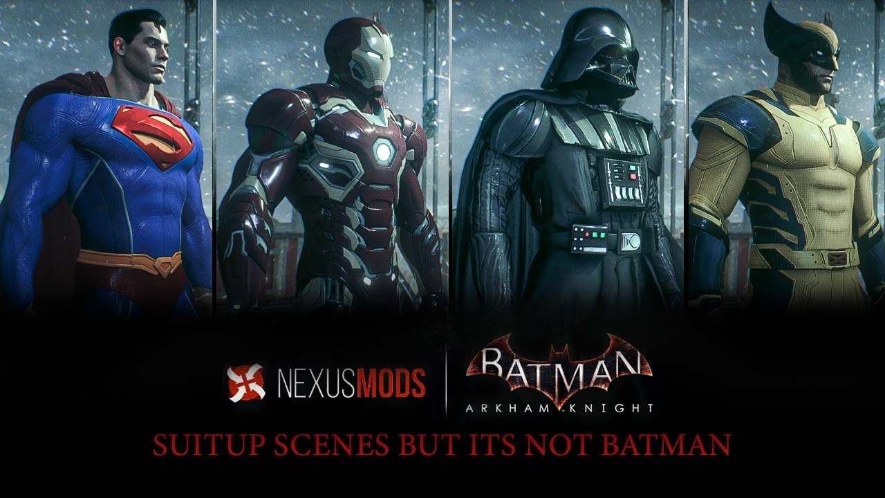Batman Arkham Knight Suit ups but its not Batman | Batman: Arkham Knight