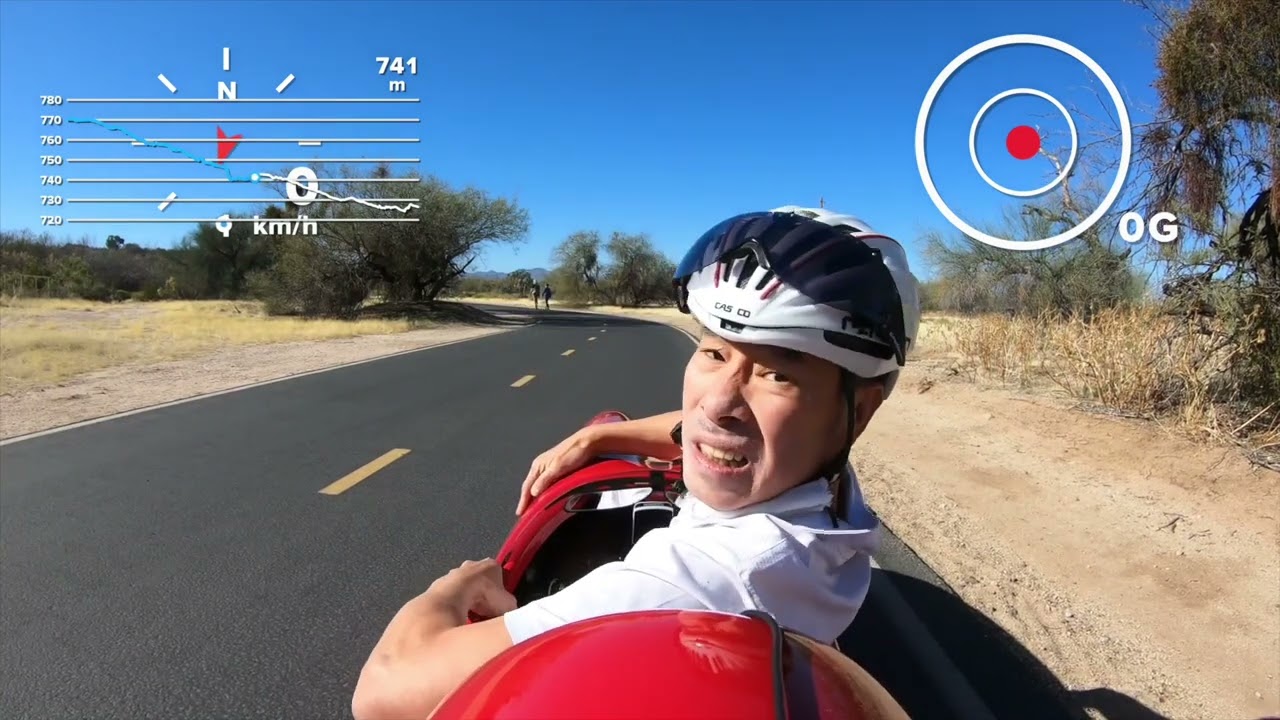 Snoek velomobile: velomobile visitors to Tucson!