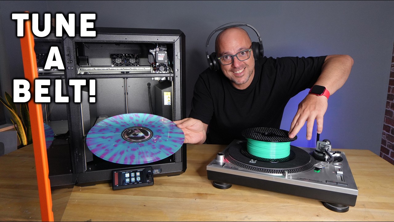Настройка ремня Prusa CoreOne с подсветкой