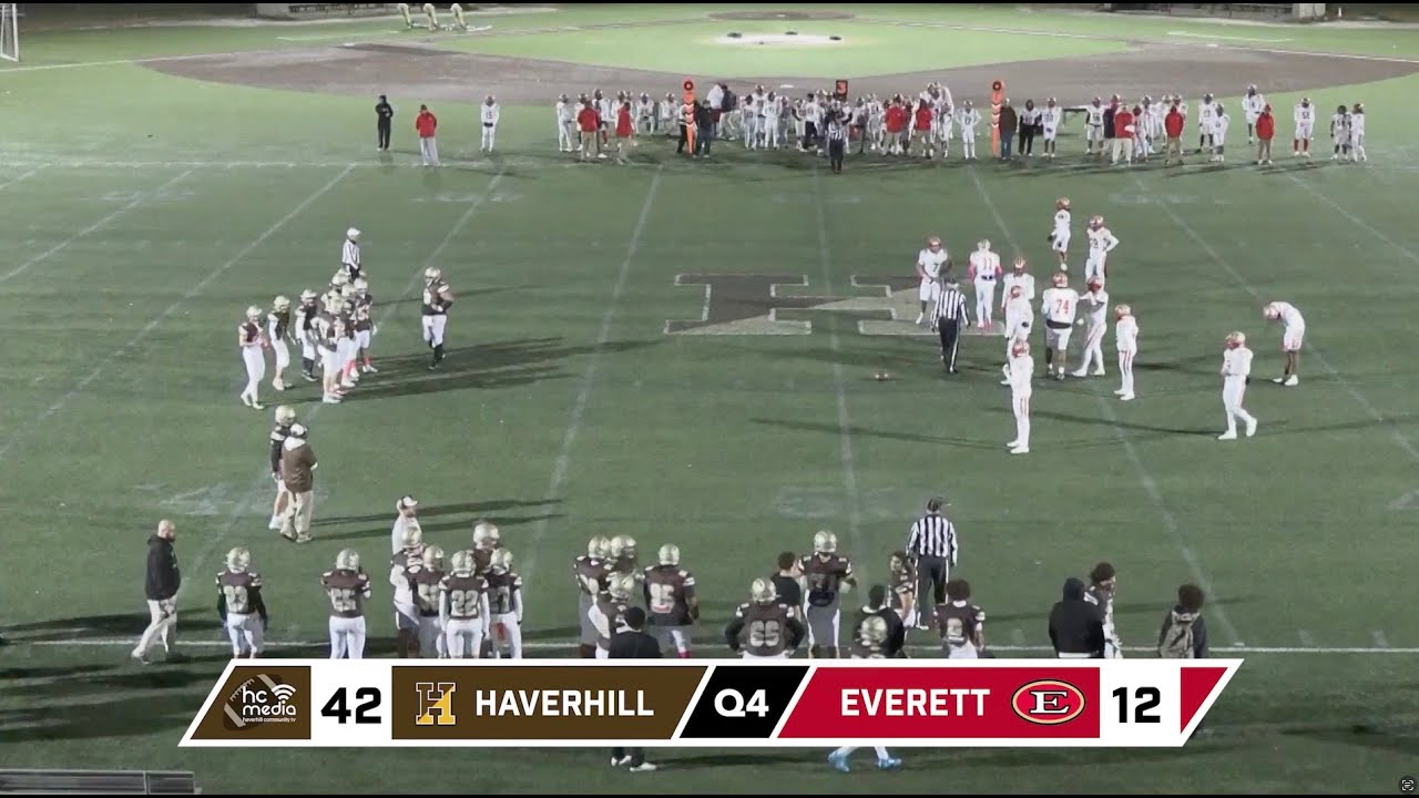 Haverhill High School Varsity Football vs  Everett - October 17, 2025