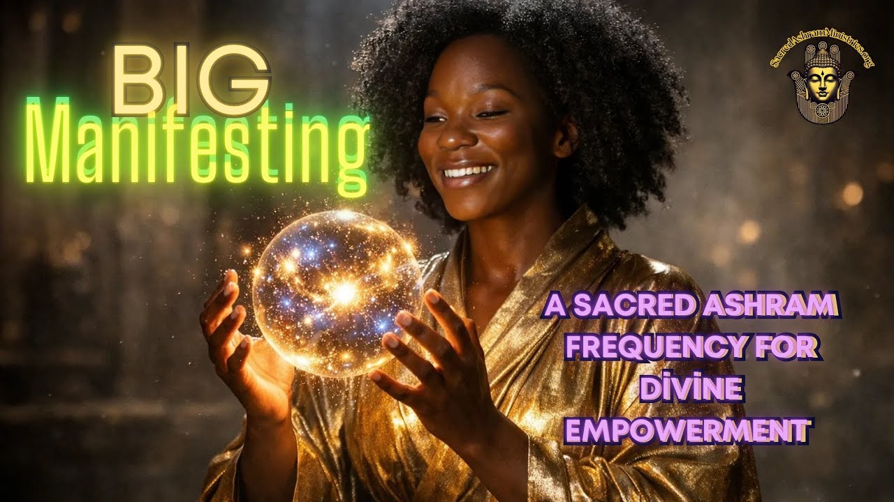 Big Manifesting ✨ A Sacred Ashram Frequency for Divine Empowerment | #SacredAffirmations #Meditation