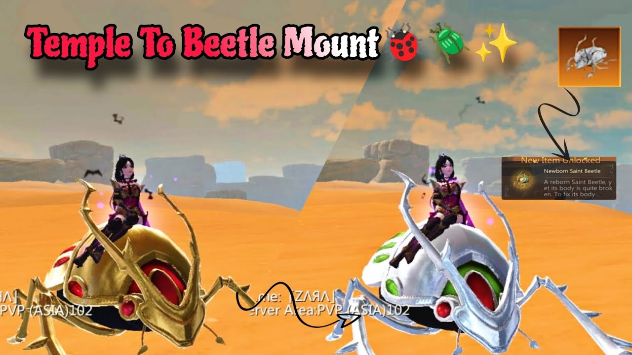 Temple To The Beetle Mount🐞🪲 | Utopia Origin | PVP102 #utopia #pvpserver