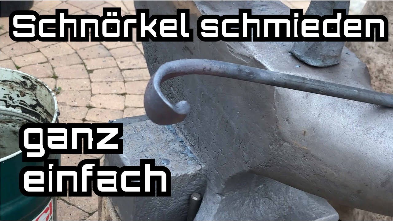 Schn&ouml;rkel Ornament / Volute schmieden | Schmiede Basics #2