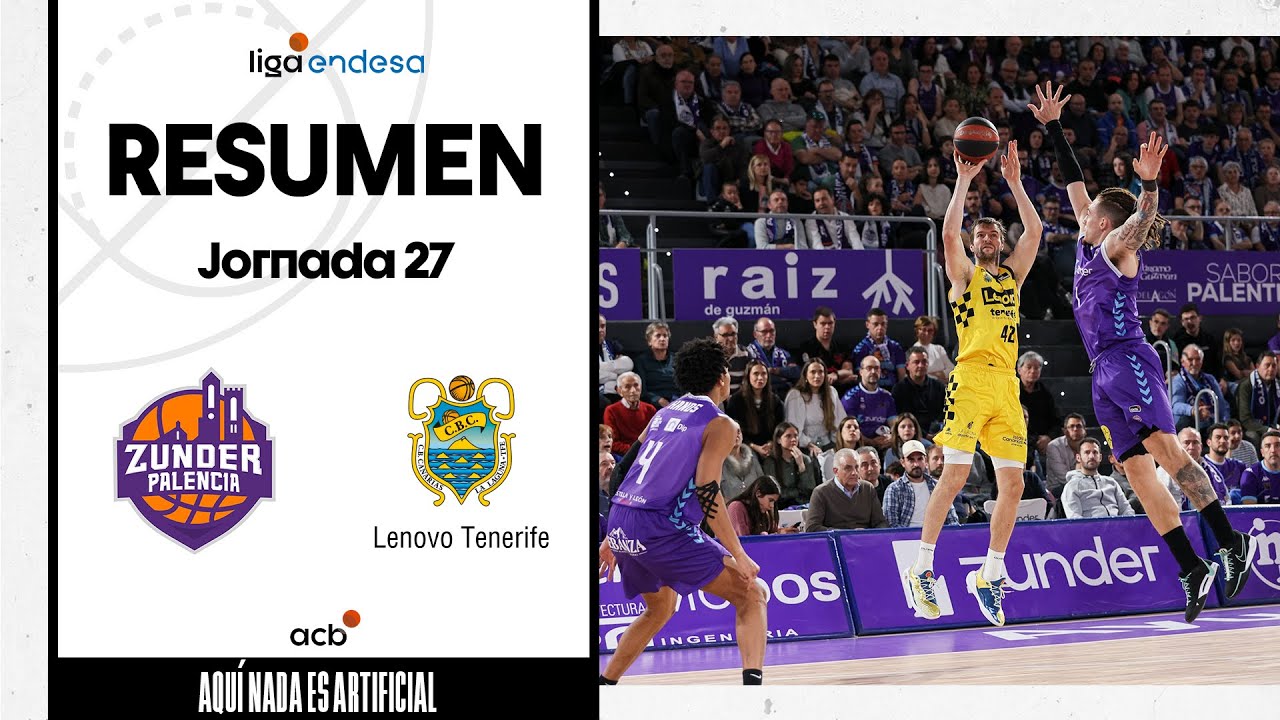 Zunder Palencia - Lenovo Tenerife (68-89) RESUMEN | Liga Endesa 2023-24